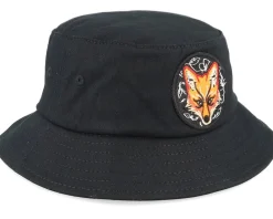 Buckets-Kiddo Cap Kids Cool Fox Black Bucket -