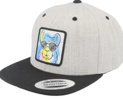 Kids-Kiddo Cap Kids Cool Llama Shades Heather Grey/Black -