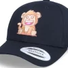 Kids-Kiddo Cap Kids Cool Monkey Black Adjustable -
