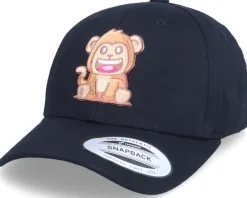Kids-Kiddo Cap Kids Cool Monkey Black Adjustable -