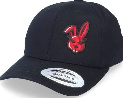 Clearance Kiddo Cap Kids Cool Rabbit Black Adjustable -