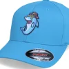 Sale Kiddo Cap Kids Cool Sharky Hawaii Ocean Blue Flexfit -