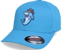 Sale Kiddo Cap Kids Cool Sharky Hawaii Ocean Blue Flexfit -