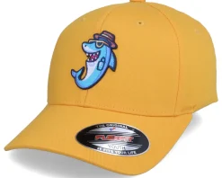 Kids-Kiddo Cap Kids Cool Sharky Yellow Flexfit -