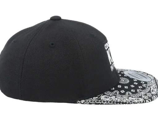 Snapback-Kiddo Cap Kids Coolest Kid In Town Black/Paisley Snapback -