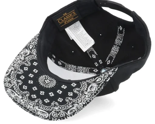 Snapback-Kiddo Cap Kids Coolest Kid In Town Black/Paisley Snapback -