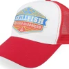 Kids-Skillfish Kids Crimsonwave Logo Classic Red/White Trucker -