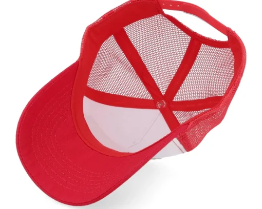 Kids-Skillfish Kids Crimsonwave Logo Classic Red/White Trucker -
