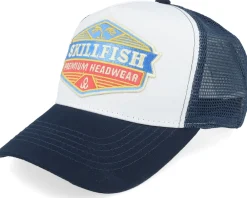 Online Skillfish Kids Crimsonwave Logo French Navy/White Trucker -