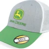 Clearance John Deere Kids Current Embroidery White/Grey/Green Trucker -