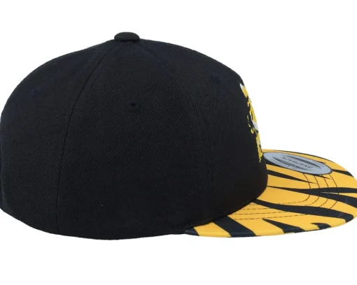 Kids-Kiddo Cap Kids Cute Baby Tiger Black Snapback -