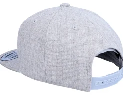 Hot Kiddo Cap Kids Cute Dino Heather Grey Snapback -