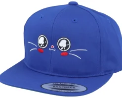 Snapback-Kiddo Cap Kids Cute Eyes Royal Blue Snapback -