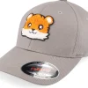 Fashion Kiddo Cap Kids Cute Tiger Chenille Grey Flexfit -