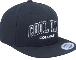 New Kiddo Cap Kids 3D Cool Kid College Black Snapback -