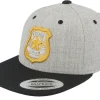 Snapback-Kiddo Cap Kids 3d Police Badge Junior Heather Grey/Black Snapback -