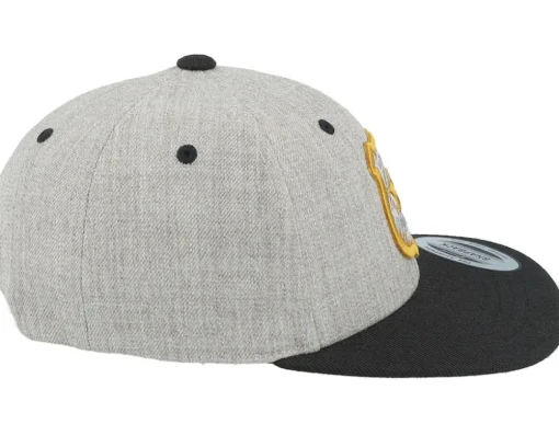 Snapback-Kiddo Cap Kids 3d Police Badge Junior Heather Grey/Black Snapback -