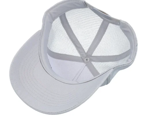 Kids-Kiddo Cap Kids 3d Smile Light Grey A-Frame Trucker -