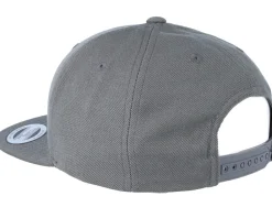 Blanks-Yupoong Kids Dark Snapback - Grey