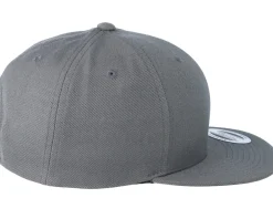 Blanks-Yupoong Kids Dark Snapback - Grey