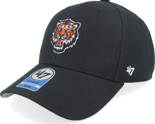 Hot 47 Brand Kids Detroit Tigers MLB Mvp Cap Navy Adjustable -