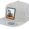 New Kiddo Cap Kids Digger Grey Snapback -