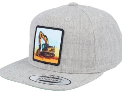 New Kiddo Cap Kids Digger Grey Snapback -