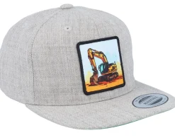 New Kiddo Cap Kids Digger Grey Snapback -