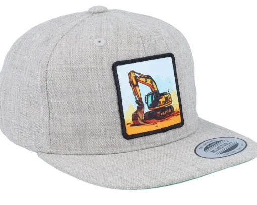 New Kiddo Cap Kids Digger Grey Snapback -