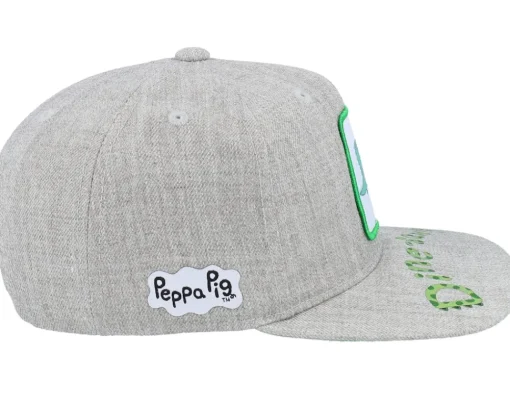Snapback-Peppa Pig Kids Dine-saw George Patch Heather Grey Snapback -