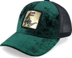 Kids-Calza Pennello Kids Dino Gold Patch Velvet Green/Black Trucker -