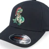 Online Ho-Ho-Hats Kids Dino T-rex Santa Black Flexfit - Kiddo Cap