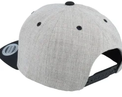 Clearance Kiddo Cap Kids Dinosaur T-rex Heather Grey/Black Snapback -