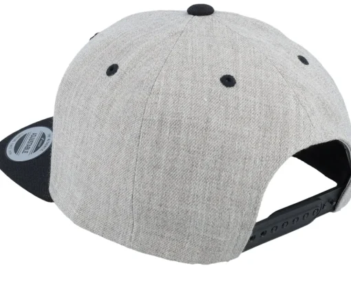 Clearance Kiddo Cap Kids Dinosaur T-rex Heather Grey/Black Snapback -