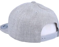 Snapback-Kiddo Cap Kids Disco Snail Heather Grey Snapback -