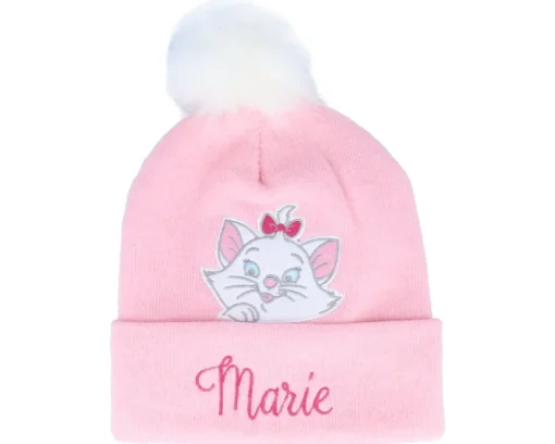 Best Difuzed Kids Disney Marie Beanie Pink Pom -
