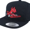 Snapback | Kids-Kiddo Cap Kids Dog Formula 1 Toddler Snapback - Black