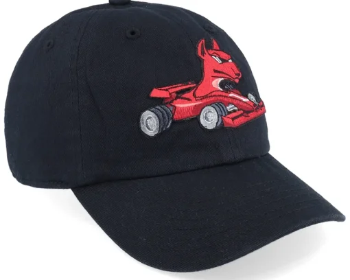 Kids-Kiddo Cap Kids Dog Formula 1 Black Toddler Dad Cap -