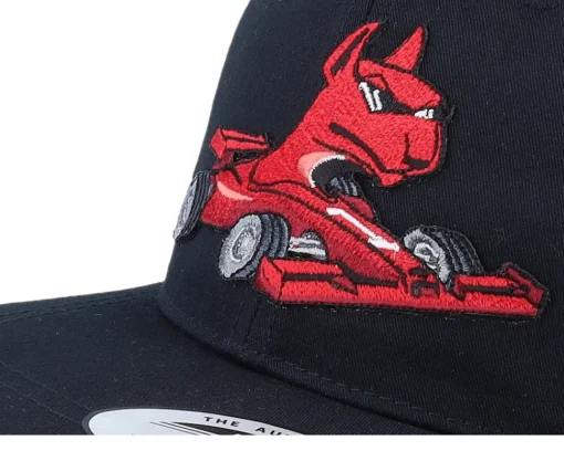Snapback | Kids-Kiddo Cap Kids Dog Formula 1 Toddler Snapback - Black
