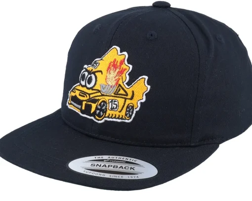 Snapback | Kids-Kiddo Cap Kids Dog Formula 1 Toddler Snapback - Black