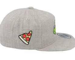 Kids-TMNT Kids Donatello Face Grey Snapback -