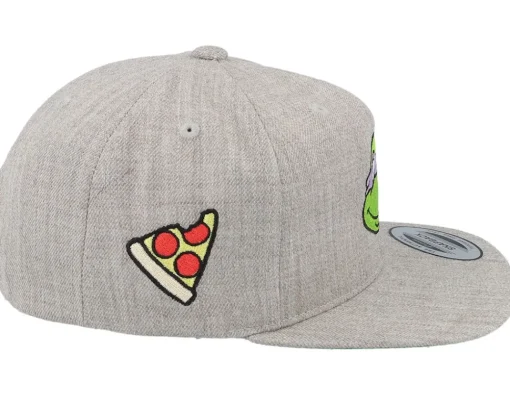Kids-TMNT Kids Donatello Face Grey Snapback -