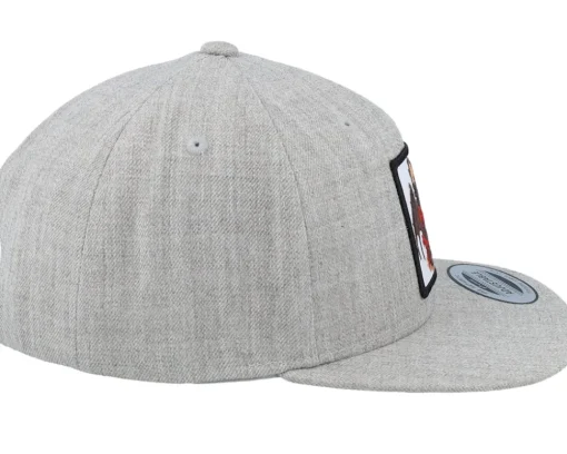 Kids-Kiddo Cap Kids Dragon & Teddy Grey Snapback -