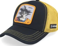 Trucker | Kids-Capslab Kids Dragon Ball Goku Black/Orange A-Frame Trucker -