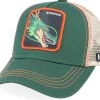 Trucker-Capslab Kids Dragon Ball Z Shenlong Green/Beige Trucker -