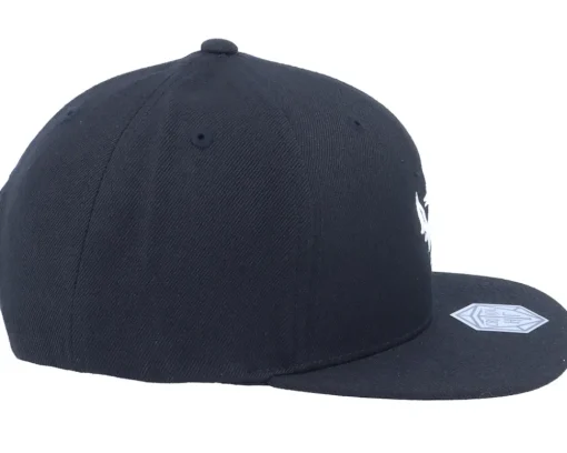 Kids-Kiddo Cap Kids Dragon Fantasy Emblem Black Snapback -