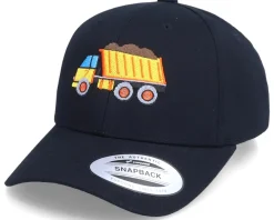 Adjustable | Kids-Kiddo Cap Kids Dump Truck Black Adjustable -