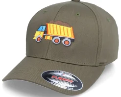 Sale Kiddo Cap Kids Dump Truck Olive Flexfit -