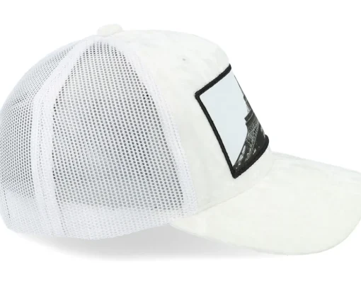 Kids-Calza Pennello Kids Eiffel Tower Velvet Trucker - White