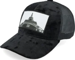 Best Calza Pennello Kids Eiffel Tower Velvet Trucker - White